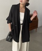 【カプリシューレマージュ/CAPRICIEUX LEMAGE】のライトテーラージャケット 人気、トレンドファッション・服の通販 founy(ファニー) ファッション Fashion レディースファッション WOMEN アウター Coat Outerwear ジャケット Jackets おすすめ Recommend キャップ Cap シアー Sheer ジャケット Jacket スニーカー Sneakers チェック Check ビジネス 仕事 通勤 Business 夏 Summer 春 Spring S/S・春夏 Ss・Spring/Summer thumbnail ブラック|ID: prp329100004516777 ipo3291000000031919951