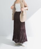 【アーバンリサーチ/URBAN RESEARCH】のワッシャープリーツイージースカート 人気、トレンドファッション・服の通販 founy(ファニー) ファッション Fashion レディースファッション WOMEN スカート Skirt 2025年 2025 2025春夏・S/S Ss,Spring/Summer,2025 おすすめ Recommend カットソー Cut And Sew シルク Silk シンプル Simple ジャケット Jacket プリーツ Pleats ベスト Vest 夏 Summer 春 Spring S/S・春夏 Ss・Spring/Summer 透かし Watermark thumbnail BROWN|ID: prp329100004516898 ipo3291000000031922037