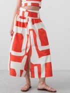 【バナナリパブリック ファクトリーストア/BANANA REPUBLIC FACTORY STORE】のBANANA REPUBLIC FACTORY STORE ポプリン ドロップウエスト マキシスカート 人気、トレンドファッション・服の通販 founy(ファニー) ファッション Fashion レディースファッション Fashion for Women スカート Skirts シャーリング Shirring, Ruched スリット Slit, Slit Detail ドロップ Drop Shoulder, Dropped Style フロント Front, Front Design マキシ Maxi, Full Length thumbnail GEO_SPIRAL_WARM|ID: prp329100004516899 ipo3291000000032711650