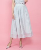 【クイーンズ コート/QUEENS COURT】のシアーストライプスカート≪セットアップ対応/手洗い可能≫ ブルー系その他|ID: prp329100004516975 ipo3291000000031923015