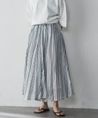 【メイソングレイ/MAYSON GREY】のコットンボイル2WAYエアリーギャザースカート≪手洗い可能≫ ブラック系その他|ID: prp329100004516984 ipo3291000000032668650