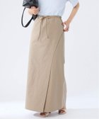 【ヴェルメイユ パー イエナ/VERMEIL par iena】のコットンヘンプスリットスカート ベージュ|ID: prp329100004517018 ipo3291000000032697314