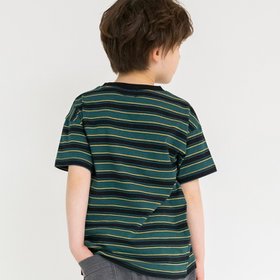【ブランシェス/branshes / KIDS】の【WEB限定/DRC/綿100%】マルチボーダー半袖Tシャツ 人気、トレンドファッション・服の通販 founy(ファニー) ファッション Fashion キッズファッション KIDS おすすめ Recommend ボーダー Border 半袖 Short Sleeve 吸水 Water Absorption |ID:prp329100004517050