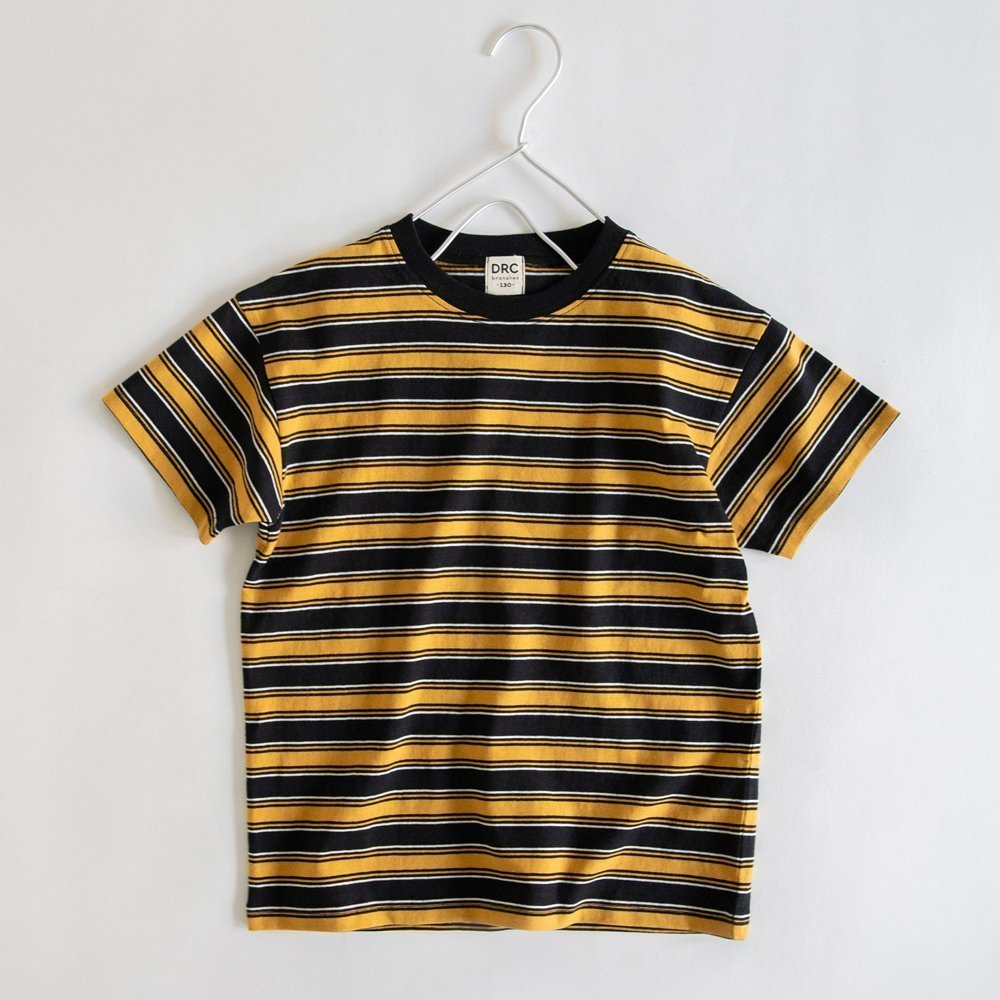 【ブランシェス/branshes / KIDS】の【WEB限定/DRC/綿100%】マルチボーダー半袖Tシャツ インテリア・キッズ・メンズ・レディースファッション・服の通販 founy(ファニー) 　ファッション　Fashion　キッズファッション　KIDS　おすすめ　Recommend　ボーダー　Border　半袖　Short Sleeve　吸水　Water Absorption　カラシ|ID: prp329100004517050 ipo3291000000031923775