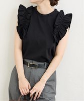 【ジャーナルスタンダード/JOURNAL STANDARD】のフリルスリーブカットソー 人気、トレンドファッション・服の通販 founy(ファニー) ファッション Fashion レディースファッション WOMEN トップス・カットソー Tops/Tshirt カットソー Cut and Sewn 2024年 2024 2024-2025秋冬・A/W Aw/Autumn/Winter/Fw/Fall/2024-2025 おすすめ Recommend コンパクト Compact ノースリーブ No Sleeve フリル Frills ボトム Bottom |ID:prp329100004517099