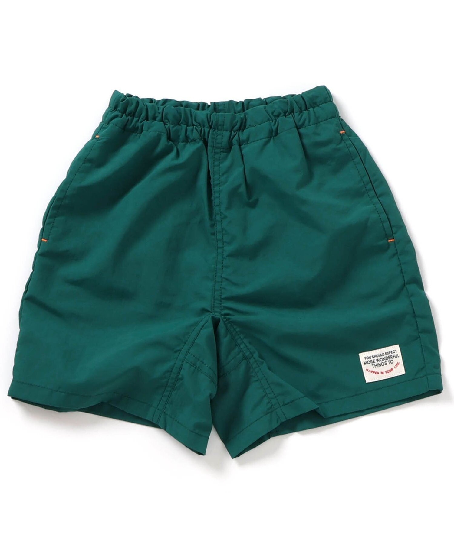 【エフオー オンラインストア/F.O.Online Store / KIDS】の【ジュニア対応】水陸両用アクティブパンツ_UVカット_撥水加工 4分丈 インテリア・キッズ・メンズ・レディースファッション・服の通販 founy(ファニー) 　ファッション　Fashion　キッズファッション　Fashion for Kids　ボトムス　Bottoms　おすすめ　Recommended / Our Picks　アウトドア　Outdoor Clothing　ボトム　Bottoms, Lower Wear　ポケット　Pocket, Pocket Detail　メッシュ　Mesh, Net Fabric　夏　Summer　無地　Plain, Solid Color　グリーン|ID: prp329100004517108 ipo3291000000033239139
