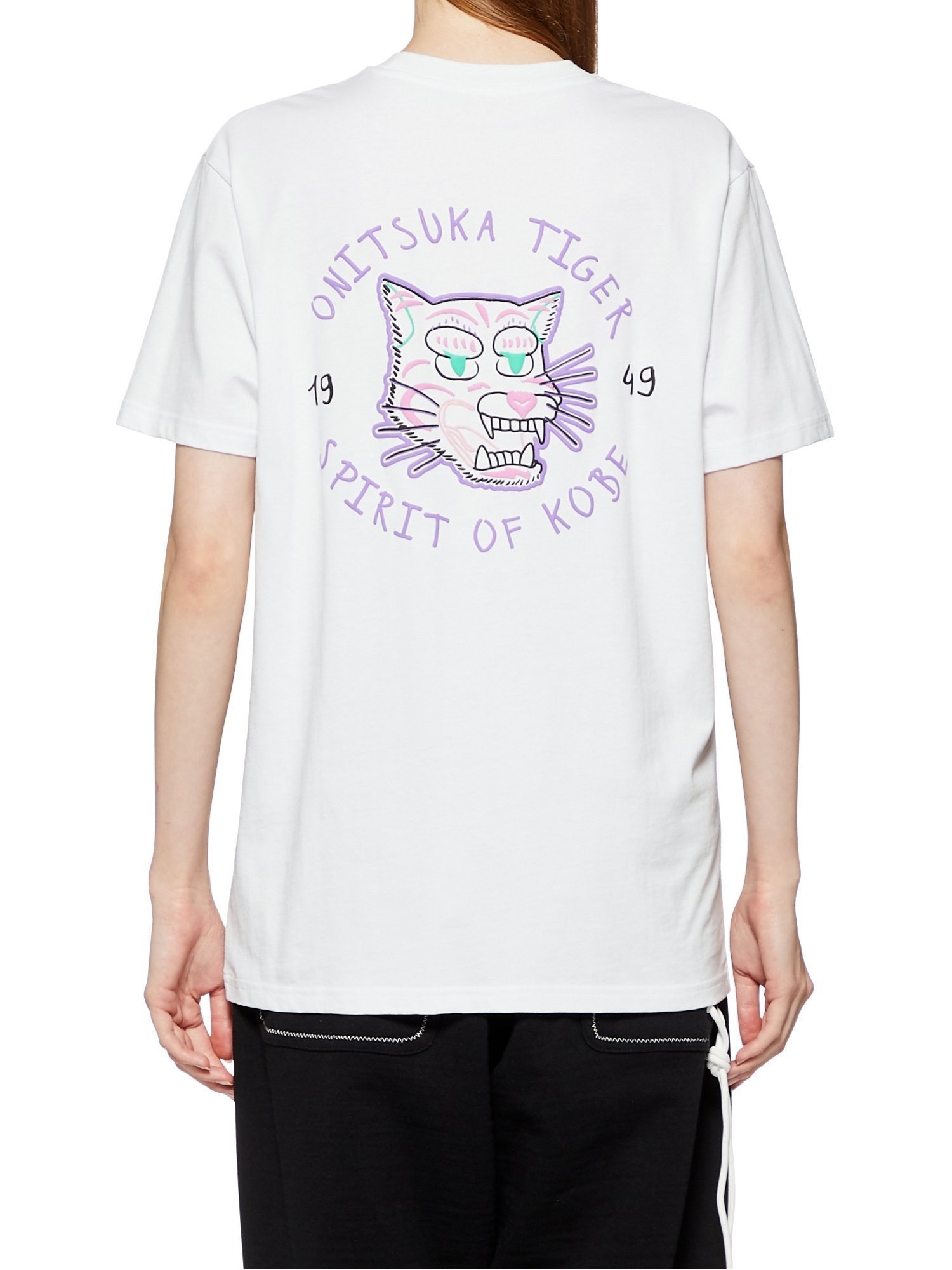 【オニツカ タイガー/Onitsuka Tiger】の【公式ショップ】GRAPHIC TEE インテリア・キッズ・メンズ・レディースファッション・服の通販 founy(ファニー) 　ファッション　Fashion　レディースファッション　WOMEN　なめらか　Smooth　スタンダード　Standard　ネオン　Neon　フィット　Fit　フロント　Front　プリント　Print　モチーフ　Motif　抗菌　Antibacterial　WHITE|ID: prp329100004517182 ipo3291000000032205488