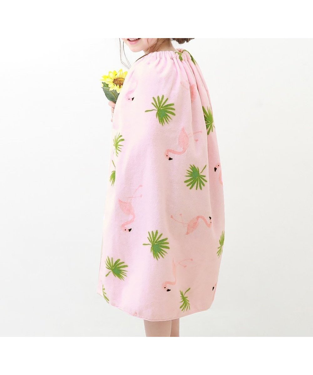 【デビロック/devirock / KIDS】のガールズラップタオル 80cm 水着 プールグッズ タオル インテリア・キッズ・メンズ・レディースファッション・服の通販 founy(ファニー) 　ファッション　Fashion　キッズファッション　KIDS　吸水　Water Absorption　タオル　Towel　水着　Swimsuit　ラップ　Wrap　夏　Summer　006-フラミンゴ-ピンク|ID: prp329100004517233 ipo3291000000031926461