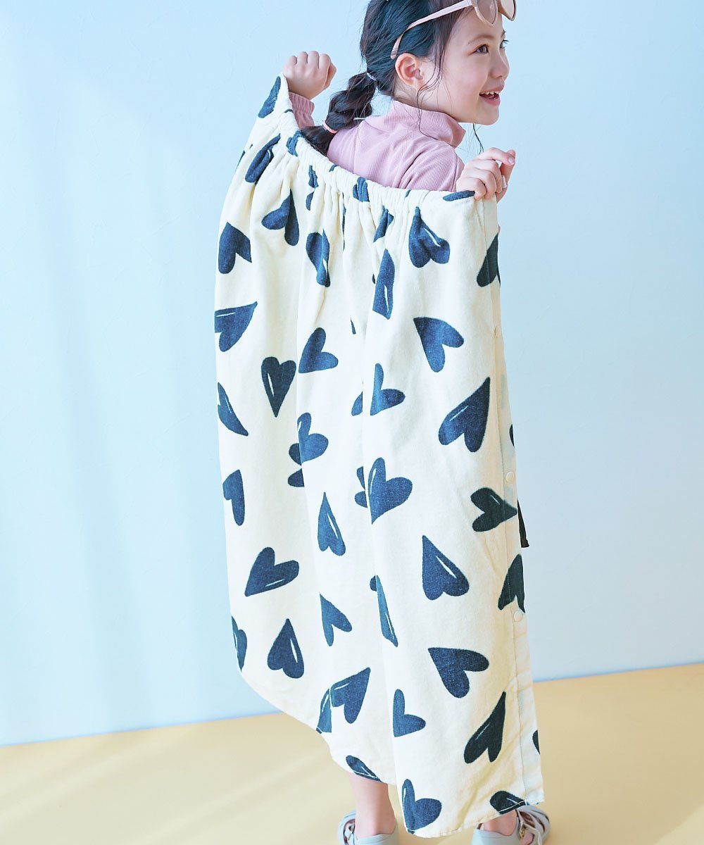 【デビロック/devirock / KIDS】のガールズラップタオル 80cm 水着 プールグッズ タオル インテリア・キッズ・メンズ・レディースファッション・服の通販 founy(ファニー) 　ファッション　Fashion　キッズファッション　KIDS　吸水　Water Absorption　タオル　Towel　水着　Swimsuit　ラップ　Wrap　夏　Summer　014-ハート-アイボリー|ID: prp329100004517233 ipo3291000000031926473