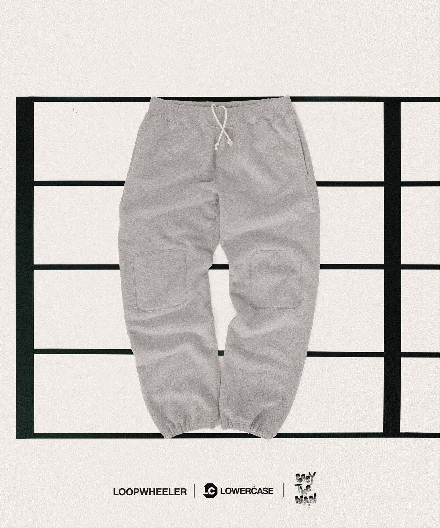 【エディフィス/EDIFICE / MEN】の【LOOPWHEELER for LOWERCASE * POGGYTHEMAN】別注 スウェットパンツ インテリア・キッズ・メンズ・レディースファッション・服の通販 founy(ファニー) 　ファッション　Fashion　メンズファッション　MEN　ボトムス　Bottoms/Men　ヴィンテージ　Vintage　パッチ　Patch　別注　Special Order　ワーク　Work　グレーB|ID: prp329100004517337 ipo3291000000031927879
