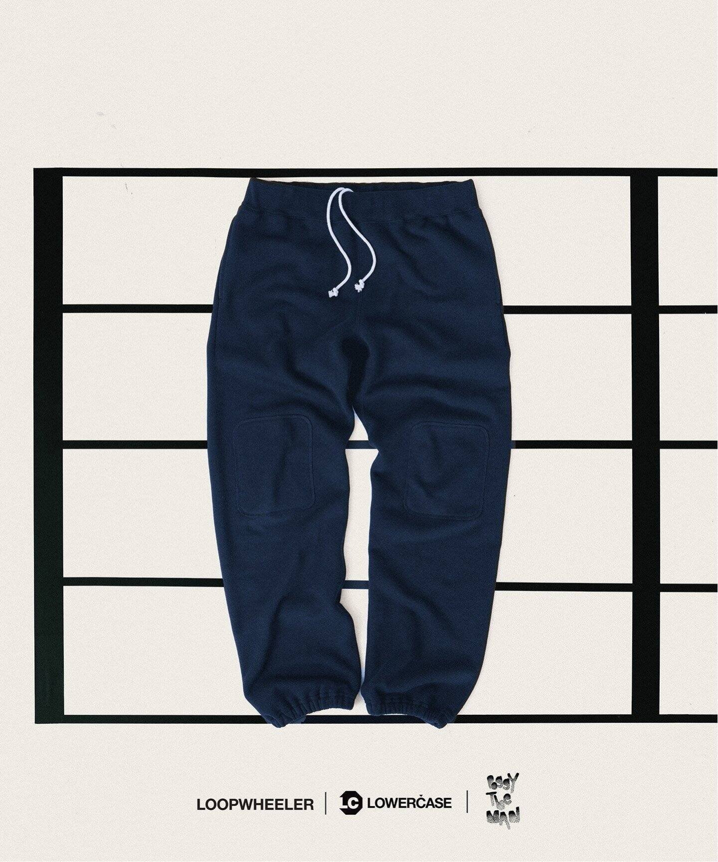 【エディフィス/EDIFICE / MEN】の【LOOPWHEELER for LOWERCASE * POGGYTHEMAN】別注 スウェットパンツ インテリア・キッズ・メンズ・レディースファッション・服の通販 founy(ファニー) 　ファッション　Fashion　メンズファッション　MEN　ボトムス　Bottoms/Men　ヴィンテージ　Vintage　パッチ　Patch　別注　Special Order　ワーク　Work　ネイビー|ID: prp329100004517337 ipo3291000000031927882