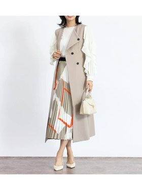 【ヴァン/Vin】のアシンメトリーラペルジレワンピース 人気、トレンドファッション・服の通販 founy(ファニー) ファッション Fashion レディースファッション Fashion for Women アウター Coat / Outerwear Collection おすすめ Recommended / Our Picks アシンメトリー Asymmetrical Style サンダル Sandals, Summer Shoes デニム Denim, Jeans Material フロント Front, Front Design ロング Long, Long-Length |ID:prp329100004517658