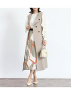 【ヴァン/Vin】のアシンメトリーラペルジレワンピース 人気、トレンドファッション・服の通販 founy(ファニー) ファッション Fashion レディースファッション Fashion for Women アウター Coat / Outerwear Collection おすすめ Recommended / Our Picks アシンメトリー Asymmetrical Style サンダル Sandals, Summer Shoes デニム Denim, Jeans Material フロント Front, Front Design ロング Long, Long-Length thumbnail ベージュ|ID: prp329100004517658 ipo3291000000033352349