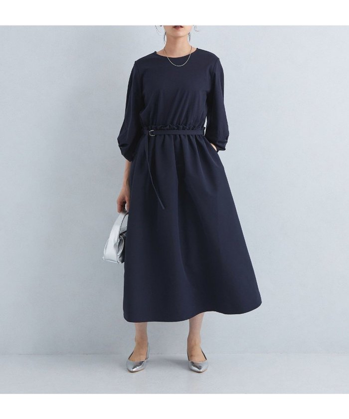 【ユナイテッドアローズ/UNITED ARROWS】の袖タック ドッキング ワンピース インテリア・キッズ・メンズ・レディースファッション・服の通販 founy(ファニー) https://founy.com/ ファッション Fashion レディースファッション Fashion for Women ワンピース Dresses アクセサリー Fashion Accessories 秋 Autumn カットソー Cut and Sewn Top ドッキング Docking, Mixed Material ネックレス Necklace, Pendant Necklace フェミニン Feminine, Girly アウトレット Outlet / Clearance おすすめ Recommended / Our Picks エレガント 上品 Elegant ビジネス 仕事 通勤 Business / Work / Commuting |ID: prp329100004517688 ipo3291000000034659217