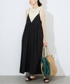 【スローブ イエナ/SLOBE IENA】の《WEB限定/追加 》タフタギャザーキャミワンピース ブラック|ID: prp329100004517706 ipo3291000000032735317