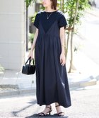 【スローブ イエナ/SLOBE IENA】の《WEB限定/追加 》タフタギャザーキャミワンピース ネイビー|ID: prp329100004517706 ipo3291000000032735318