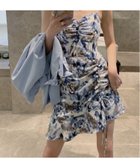【スピーガ/SPIGA】のプリントドロストキャミワンピース ブルー|ID: prp329100004517734 ipo3291000000031931945