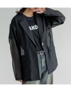 【リエディ/Re:EDIT】の金ボタンシアーオーガンジーテーラードジャケット 人気、トレンドファッション・服の通販 founy(ファニー) ファッション Fashion レディースファッション WOMEN アウター Coat Outerwear ジャケット Jackets テーラードジャケット Tailored Jackets おすすめ Recommend エレガント 上品 Elegant オーガンジー Organdy キャミソール Camisole シアー Sheer ジャケット Jacket タンク Tank ダウン Down デニム Denim 夏 Summer thumbnail ブラック|ID: prp329100004517750 ipo3291000000031932074