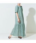 【フリークスストア/FREAK'S STORE】の花柄 マキシ 半袖 ワンピース【限定展開】 25SS グリーン|ID:prp329100004517765