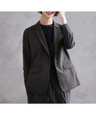 【ミッシェルクラン/MICHEL KLEIN】の機能性素材 ストレッチテーラードジャケット(セットアップ対応/裏地なし) ダークグレー|ID: prp329100004517773 ipo3291000000031932279