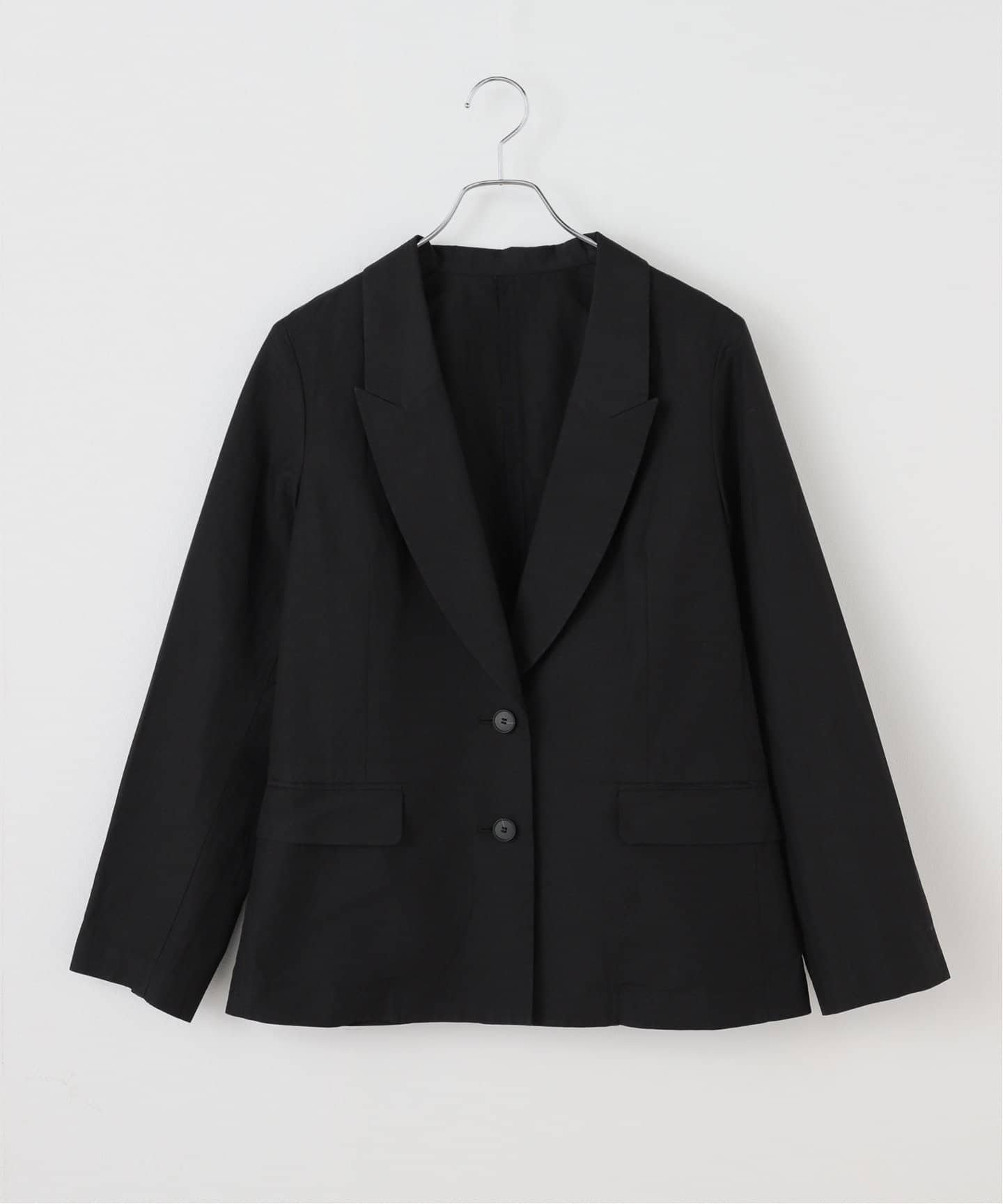【フレームワーク/FRAMeWORK】のコットンリネンライトジャケット インテリア・キッズ・メンズ・レディースファッション・服の通販 founy(ファニー) 　ファッション　Fashion　レディースファッション　WOMEN　アウター　Coat Outerwear　ジャケット　Jackets　ジャケット　Jacket　ダンガリー　Dungarees　リネン　Linen　リラックス　Relax　エレガント 上品　Elegant　ブラック|ID: prp329100004517777 ipo3291000000031932305