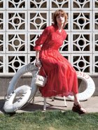 【テチチ/Te chichi】のカットワーク刺繍ティアードワンピース《2025summer catalog item》 人気、トレンドファッション・服の通販 founy(ファニー) ファッション Fashion レディースファッション WOMEN ワンピース Dress 2025年 2025 2025春夏・S/S Ss,Spring/Summer,2025 ギャザー Gather スキッパー Skipper ティアードワンピース Tiered Dress ワーク Work エレガント 上品 Elegant 夏 Summer 雑誌 Magazine thumbnail レッド|ID: prp329100004517778 ipo3291000000031932307