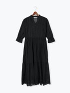 【テチチ/Te chichi】のカットワーク刺繍ティアードワンピース《2025summer catalog item》 人気、トレンドファッション・服の通販 founy(ファニー) ファッション Fashion レディースファッション WOMEN ワンピース Dress 2025年 2025 2025春夏・S/S Ss,Spring/Summer,2025 ギャザー Gather スキッパー Skipper ティアードワンピース Tiered Dress ワーク Work エレガント 上品 Elegant 夏 Summer 雑誌 Magazine thumbnail ブラック|ID: prp329100004517778 ipo3291000000031932308