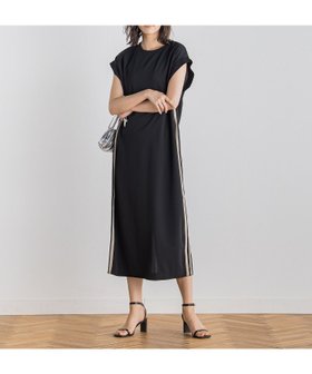 【ドロワット ロートレアモン/Droite Lautreamont】の【WEB限定】カットジョーゼットサイドラインワンピース≪手洗い可能≫ 人気、トレンドファッション・服の通販 founy(ファニー) ファッション Fashion レディースファッション WOMEN ワンピース Dress ベーシック Basic リラックス Relax ワンポイント One Point 夏 Summer 春 Spring S/S・春夏 Ss・Spring/Summer |ID:prp329100004517789