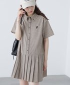【フリーズマート/FREE'S MART】のチェックプリーツミニワンピース 人気、トレンドファッション・服の通販 founy(ファニー) ファッション Fashion レディースファッション WOMEN ワンピース Dress おすすめ Recommend ソックス Socks チェック Check デニム Denim トレンド Trend プリーツ Pleats thumbnail ベージュチェック1|ID: prp329100004517792 ipo3291000000031932492