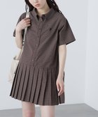 【フリーズマート/FREE'S MART】のチェックプリーツミニワンピース 人気、トレンドファッション・服の通販 founy(ファニー) ファッション Fashion レディースファッション WOMEN ワンピース Dress おすすめ Recommend ソックス Socks チェック Check デニム Denim トレンド Trend プリーツ Pleats thumbnail ブラウンチェック1|ID: prp329100004517792 ipo3291000000031932493