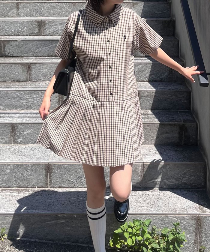 【フリーズマート/FREE'S MART】のチェックプリーツミニワンピース インテリア・キッズ・メンズ・レディースファッション・服の通販 founy(ファニー) https://founy.com/ ファッション Fashion レディースファッション Ladies' Fashion Online ワンピース Dress おすすめ Recommend ソックス Socks チェック Check デニム Denim トレンド Trend プリーツ Pleats |ID: prp329100004517792 ipo3291000000032680899