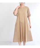 【リフレクト/Reflect】の【E-QUALITY/手洗い可】リラクシーワンピース 人気、トレンドファッション・服の通販 founy(ファニー) ファッション Fashion レディースファッション WOMEN ワンピース Dress ジャージ Jersey ドッキング Docking ポケット Pocket リラックス Relax レース Race thumbnail ベージュ|ID: prp329100004517836 ipo3291000000031932879