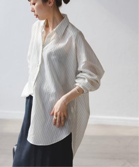 【ノーブル / スピック&スパン/NOBLE / Spick & Span】のイージーケアルーズドレープシャツ 人気、トレンドファッション・服の通販 founy(ファニー) ファッション Fashion レディースファッション WOMEN トップス・カットソー Tops/Tshirt シャツ/ブラウス Shirts/Blouses キャミソール Camisole ショート Short シンプル Simple ストライプ Stripe トレンド Trend ドレープ Drape ルーズ Loose 無地 Plain Color |ID:prp329100004517838