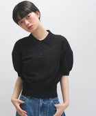 【アダム エ ロペ/ADAM ET ROPE'】のラミーニットポロシャツ ブラック系(02)|ID: prp329100004517954 ipo3291000000031952156