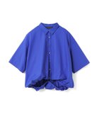 【マーコート/MARcourt】のmizuiro ind ハーフスリーブバルーンシャツ 人気、トレンドファッション・服の通販 founy(ファニー) ファッション Fashion レディースファッション WOMEN トップス・カットソー Tops/Tshirt シャツ/ブラウス Shirts/Blouses シンプル Simple バルーン Balloon フロント Front ベーシック Basic ポケット Pocket レギュラー Regular 夏 Summer 無地 Plain Color thumbnail ブルー|ID: prp329100004517987 ipo3291000000031963838