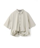 【マーコート/MARcourt】のmizuiro ind ハーフスリーブバルーンシャツ 人気、トレンドファッション・服の通販 founy(ファニー) ファッション Fashion レディースファッション WOMEN トップス・カットソー Tops/Tshirt シャツ/ブラウス Shirts/Blouses シンプル Simple バルーン Balloon フロント Front ベーシック Basic ポケット Pocket レギュラー Regular 夏 Summer 無地 Plain Color thumbnail グレーベージュ|ID: prp329100004517987 ipo3291000000031963841