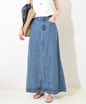 【スローブ イエナ/SLOBE IENA】のLEDENIM リメイクスリットスカート 人気、トレンドファッション・服の通販 founy(ファニー) ファッション Fashion レディースファッション WOMEN スカート Skirt 2025年 2025 2025春夏・S/S Ss,Spring/Summer,2025 おすすめ Recommend スリット Slit リネン Linen リメイク Remake |ID:prp329100004518093