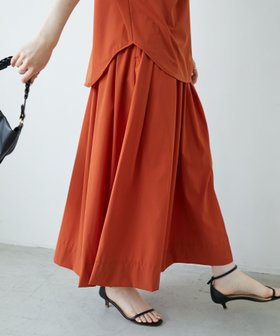 【ルクールブラン/le.coeur blanc】の《接触冷感》ナイロンストレッチタックギャザースカート 人気、トレンドファッション・服の通販 founy(ファニー) ファッション Fashion レディースファッション Ladies' Fashion Online スカート Skirt おすすめ Recommend ウォッシャブル Washable カットソー Cut And Sew セットアップ Set Up 夏 Summer |ID:prp329100004518139