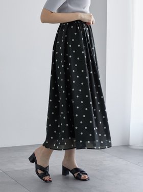 【テチチ/Te chichi】のドットタックフレアスカート 人気、トレンドファッション・服の通販 founy(ファニー) ファッション Fashion レディースファッション Ladies' Fashion Online スカート Skirt Aライン/フレアスカート Flared A-Line Skirts ドット Dot フレア Flare 夏 Summer |ID:prp329100004518154