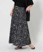 【ビューティ&ユース ユナイテッドアローズ/BEAUTY&YOUTH / UNITED ARROWS】の【WEB限定/日比谷花壇コラボアイテム】フラワープリント ギャザーマキシスカート -ウォッシャブル- 人気、トレンドファッション・服の通販 founy(ファニー) ファッション Fashion レディースファッション WOMEN スカート Skirt ウォッシャブル Washable カットソー Cut And Sew グラフィック Graphic サマー Summer シンプル Simple ジョーゼット Georgette スリット Slit タンク Tank ドレープ Drape フラワー Flower フロント Front プリント Print ベーシック Basic ラップ Wrap リボン Ribbon おすすめ Recommend 夏 Summer thumbnail BLACK|ID: prp329100004518156 ipo3291000000031936537