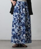 【コロニートゥーワンスリーナイン/COLONY 2139】のリンクパターンフレアスカート 人気、トレンドファッション・服の通販 founy(ファニー) ファッション Fashion レディースファッション WOMEN スカート Skirt Aライン/フレアスカート Flared A-Line Skirts フレア Flare プリント Print ボタニカル Botanical エレガント 上品 Elegant thumbnail ネイビー|ID: prp329100004518157 ipo3291000000031936545