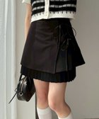 【ナイスクラップ/NICE CLAUP】のプリーツミニ巻きスカート 人気、トレンドファッション・服の通販 founy(ファニー) ファッション Fashion レディースファッション WOMEN スカート Skirt プリーツ Pleats thumbnail ブラック|ID: prp329100004518160 ipo3291000000031936565
