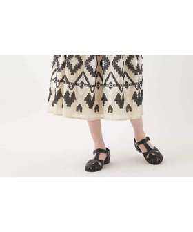 【ヒロコビス/HIROKO BIS】のエスニックモチーフシャーリングスカート /洗える 人気、トレンドファッション・服の通販 founy(ファニー) ファッション Fashion レディースファッション WOMEN スカート Skirt おすすめ Recommend エアリー Airy エスニック Ethnic シャーリング Shirring ジャカード Jacquard セットアップ Set Up フィット Fit フェミニン Feminine フレア Flare モチーフ Motif 人気 Popularity 夏 Summer 洗える Washable |ID:prp329100004518188