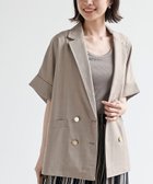 【アールピーエス/rps】のハーフスリーブテーラードジャケット 人気、トレンドファッション・服の通販 founy(ファニー) ファッション Fashion レディースファッション Fashion for Women アウター Coat / Outerwear Collection レディースジャケット・軽アウター Jackets テーラードジャケット / 通勤・きれいめスタイル Tailored Jackets & Blazers ジャケット Jacket, Outerwear ベーシック Basic, Essential ポケット Pocket, Pocket Detail 半袖 Short Sleeve, Half Sleeve thumbnail ベージュ|ID: prp329100004518225 ipo3291000000033205872