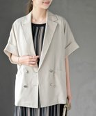 【アールピーエス/rps】のハーフスリーブテーラードジャケット 人気、トレンドファッション・服の通販 founy(ファニー) ファッション Fashion レディースファッション Fashion for Women アウター Coat / Outerwear Collection レディースジャケット・軽アウター Jackets テーラードジャケット / 通勤・きれいめスタイル Tailored Jackets & Blazers ジャケット Jacket, Outerwear ベーシック Basic, Essential ポケット Pocket, Pocket Detail 半袖 Short Sleeve, Half Sleeve thumbnail オフベージュ|ID: prp329100004518225 ipo3291000000033205877