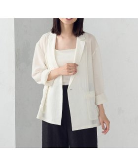 【コムサイズム/COMME CA ISM】のシア-ジャケット 人気、トレンドファッション・服の通販 founy(ファニー) ファッション Fashion レディースファッション WOMEN アウター Coat Outerwear ジャケット Jackets おすすめ Recommend キャミソール Camisole ジャケット Jacket ダブル Double ノースリーブ No Sleeve ポケット Pocket エレガント 上品 Elegant |ID:prp329100004518233