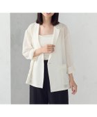 【コムサイズム/COMME CA ISM】のシア-ジャケット 人気、トレンドファッション・服の通販 founy(ファニー) ファッション Fashion レディースファッション WOMEN アウター Coat Outerwear ジャケット Jackets おすすめ Recommend キャミソール Camisole ジャケット Jacket ダブル Double ノースリーブ No Sleeve ポケット Pocket エレガント 上品 Elegant thumbnail ホワイト|ID: prp329100004518233 ipo3291000000032295734