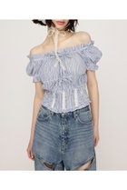 【スライ/SLY】のCOTTON LACE トップス 人気、トレンドファッション・服の通販 founy(ファニー) ファッション Fashion レディースファッション WOMEN トップス・カットソー Tops/Tshirt おすすめ Recommend ギャザー Gather スリーブ Sleeve デニム Denim ミリタリー Military レース Race thumbnail Multi_1|ID: prp329100004518473 ipo3291000000031998298