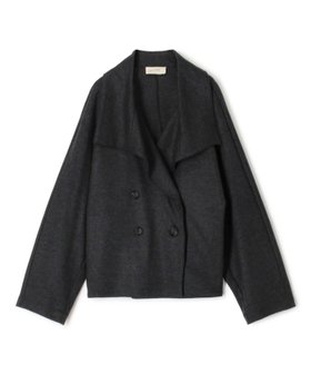 【トゥモローランド/TOMORROWLAND】 ニットコンビネーション ビッグカラージャケット人気、トレンドファッション・服の通販 founy(ファニー) ファッション Fashion レディースファッション WOMEN アウター Coat Outerwear ジャケット Jackets カーディガン Cardigan コンパクト Compact ジャケット Jacket ジャージー Jersey フェルト Felt ライダースジャケット Riders Jacket 定番 Standard |ID:prp329100004518475