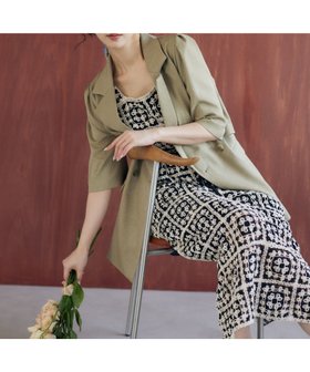 【ミスティ ウーマン/mysty woman】の【セットアップ着用可】タックスリーブアソートジャケット 人気、トレンドファッション・服の通販 founy(ファニー) ファッション Fashion レディースファッション Fashion for Women アウター Coat / Outerwear Collection レディースジャケット・軽アウター Jackets ショート Short, Short Length シンプル Simple, Minimal ジャケット Jacket, Outerwear スリーブ Sleeve, Long Sleeve / Short Sleeve セットアップ Set-Up, Coordinated Outfit デニム Denim, Jeans Material レース Lace, Lace Fabric ロング Long, Long-Length 夏 Summer 無地 Plain, Solid Color |ID:prp329100004518501